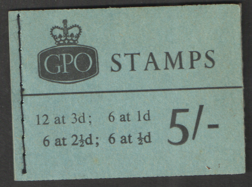 (image for) H72p January 1965 Elizabeth II 5/- Stitched Booklet - Click Image to Close